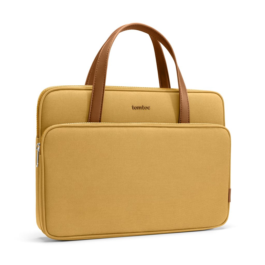 tui-xach-tomtoc-usa-briefcase-premium-for-macbook-1314-ultrabook-13″-yellow-h21-c01y01
