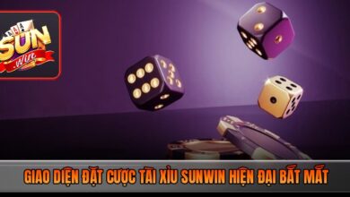 Giao diện đặt cược tài xỉu Sunwin hiện đại bắt mắt