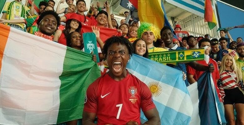 Khoảnh khắc iShowSpeed cổ vũ Cristiano Ronaldo trên khán đài